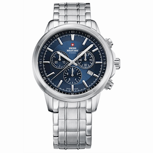 Rustfri stål Ronda quartz cal. 5040.D Herre ur fra Swiss Military, SM34052.03